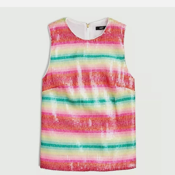 Sequin j.Crew shirt - Picture 3 of 4